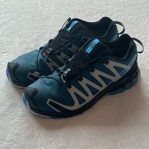 Salomon Men's Blue and Black Shoes